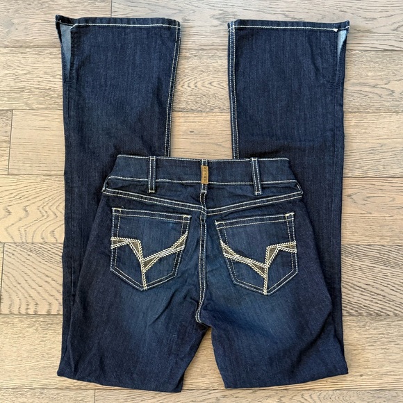 Ariat Real Denim Arrow Perfect Rise Bootcut Jeans - Picture 1 of 13